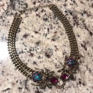 NEW PRICE!!Betsy Johnson SPIDER Statement necklace